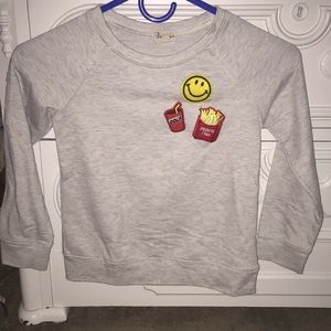 Long Sleeve Sweater With Patches